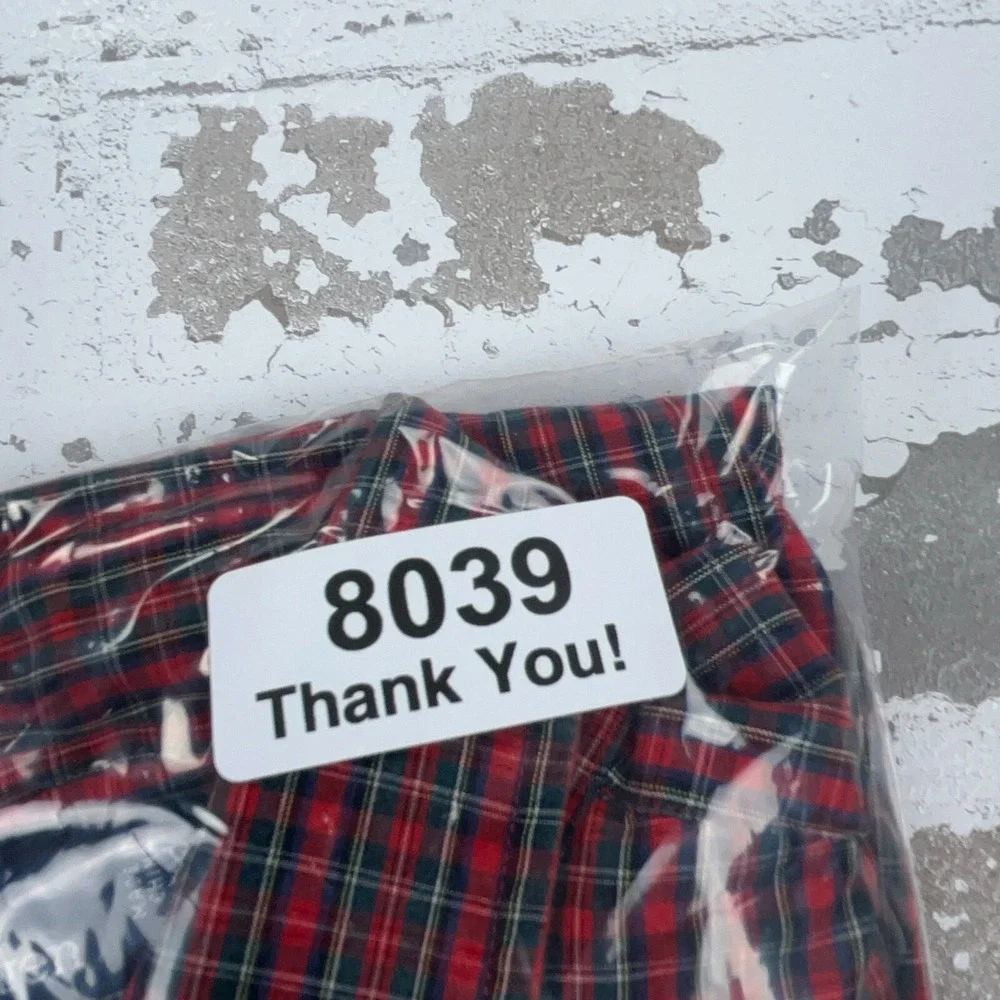 Polo Ralph Lauren Shirt Men XL Red Blue Button Up Plaid Dress Marlowe Tartan A39